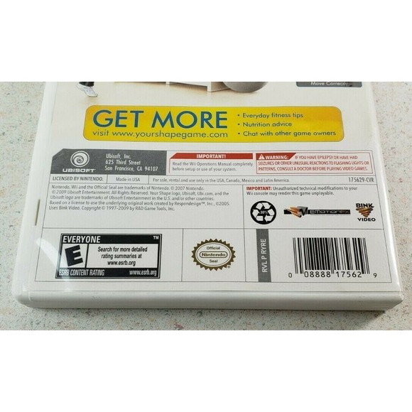 Nintendo Wii - Your Shape Jenny McCarthy Exercise Fitness Game with Manual - Picture 7 of 12